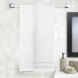 Story@Home White 100% Cotton Ladies Bath Towel-picture-23