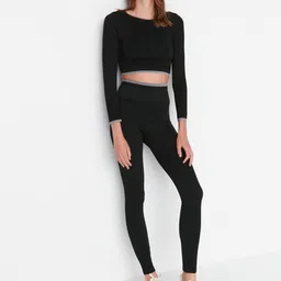 Trendyol High-Rise Ankle-Length Training or Gym Tights-picture-44