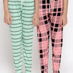 KLOTTHE Girls Pack Of 2 Ankle-Length Leggings-image-38