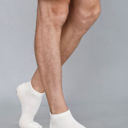 Dollar Socks Men Pack Of 3 Geometric Patterned Cotton Ankle-Length Socks-picture-35