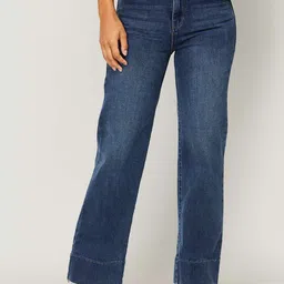 Xpose Women Comfort Wide Leg High-Rise Light Fade Stretchable Jeans-picture-19