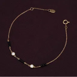 Palmonas 925 Sterling Silver White Kamakya Mangalsutra Bracelet-image-10