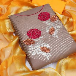 SHADOW & SAINING Embroidered Unstitched Dress Material-picture-25