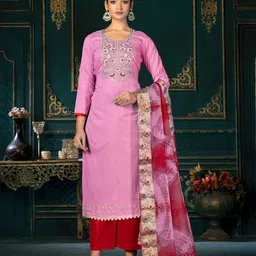 SHADOW & SAINING Embroidered Unstitched Dress Material-picture-31