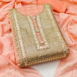 LeeliPeeri Designer Embroidered Unstitched Dress Material-picture-27