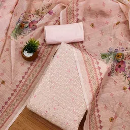 Panzora Sequinned Embellished Unstitched Dress Material-picture-15