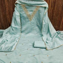 LeeliPeeri Designer Ethnic Motifs Embroidered Unstitched Dress Material-picture-22
