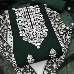 LeeliPeeri Designer Embroidered Unstitched Dress Material-picture-40