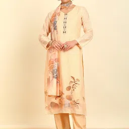 Soch Printed Linen Unstitched Dress Material-picture-38