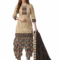 MIRAAN Printed Pure Cotton Unstitched Dress Material-picture-11