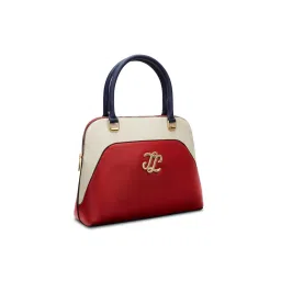 Lavie Signature Red Womens Aiken Colorblock Dome Satchel Bag (M) image 2