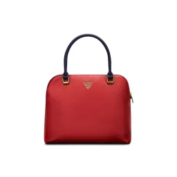 Lavie Signature Red Womens Aiken Colorblock Dome Satchel Bag (M) image 4
