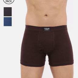 Dollar Bigboss Men Pack of 3 Spandex Integrated Cotton Trunk MBTR-11-LYCRATRNK-PO3-CO2-picture-31