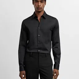 MANGO MAN Super Slim Fit Poplin Shirt-picture-22