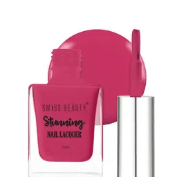 SWISS BEAUTY Stunning Quick-Dry Nail Lacquer 10ml - Deep Plum 103-image-0