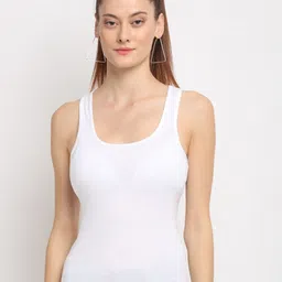 friskers FriskersWomen Pack of 2 White & Grey Tank Top image 1