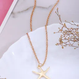 VIRAASI Gold-Plated Starfish Necklace-picture-29