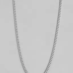 Zavya Men Sterling Silver Rhodium-Plated Necklace-picture-45
