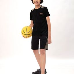 Technosport Boys Colourblocked Round Neck Short Sleeves Double Cool Slim Fit T-shirt-picture-15