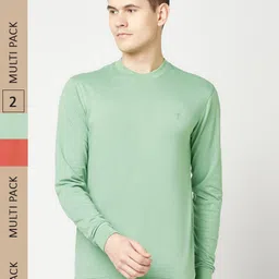 T.T. Pack Of 2 Round Neck Long Sleeve T-Shirt-picture-15