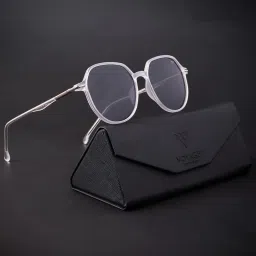 Voyage Clear Polarized Round Sunglasses for Men & Women - TR8068PMG4298 image 1