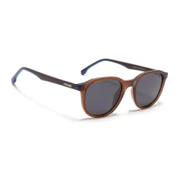 Voyage Unisex Pillow Grey Lens Brown Frame Sunglasses - PMG7403 (50)-picture-27