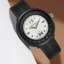 Sonata Men Printed Dial & Wrap Around Straps Analogue Watch 77121PP04W image 1