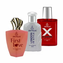 JOHN PHILLIPS Set of 3 Eau De Parfum 60 ml each - First Love + London In Style + XX-Zone-picture-29