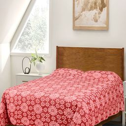 Saral Home Rust & Pink Floral Cotton 210 TC Queen Bedsheet with 2 Pillow Covers-picture-4