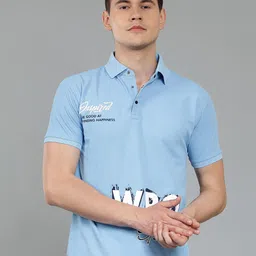 WE PERFECT Men Printed Polo Cotton Regular Fit T-Shirt-picture-13