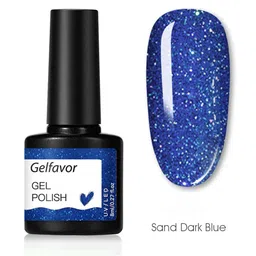 Gelfavor Summer Hybrid UV&LED Odorless Long-Lasting Gel Nail Polish - Sand Dark Blue G047-picture-10
