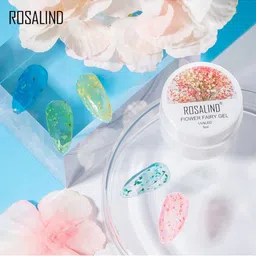 ROSALIND Flower Fairy UV & LED Dried Flower Decoration Gel Nail Polish - Shade A152-picture-37