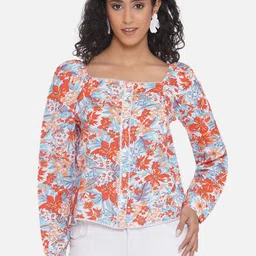 KALINI Floral Print Top-picture-39
