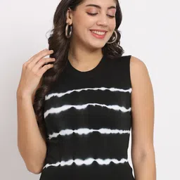 CHARMGAL Tie & Dye Modal Fitted Top-picture-41