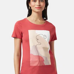 Honey by Pantaloons Rust Print Top-image-38