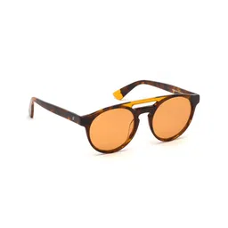 WEB EYEWEAR Unisex Round Sunglasses WE0262 51 56J-Yellow-picture-32
