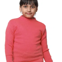 IndiWeaves Girls Round Neck Woollen Pullover-image-18