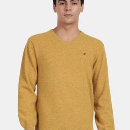 t-base Men V-Neck Wool Pullover Sweater-picture-14