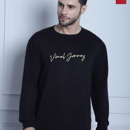 mack jonney VIMAL JONNEY Pack Of 2 Printed Cotton Fleece Pullover-picture-21