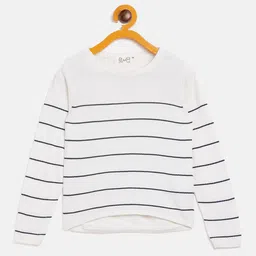 JWAAQ Girls Striped Pullover image 1