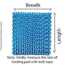 PrimeWave Honeycomb Replaxement Pads for Bajaj DC 55 DLX Desert Cooler (Blue) image 2