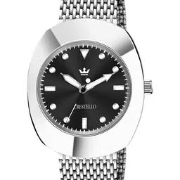 CRESTELLO Men Brass Stainless Steel Analogue Watch CR-RD031-BLK-CH-picture-14