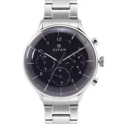 Titan Men Bracelet Style Straps Chronograph Analogue Watch NR90102SM01-picture-40