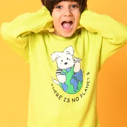 Anthrilo Boys Lime Green Printed Sweatshirt-picture-17