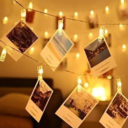 SPARK WORLD Yellow Photo Clip Bulb String Lights-picture-22