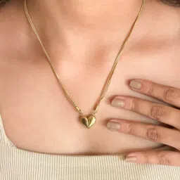 Jewels Galaxy Gold Plated Anti Tarnish Stainless Steel Magnet Necklace-image-57