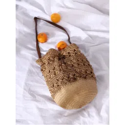 Haute Sauce Beige The Straw Bucket Bag-picture-39