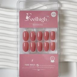 FEELHIGH Set of 24 Long Lasting Quick Fix Artificial Nail Set - A09-picture-2