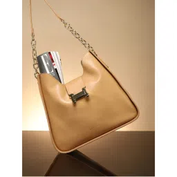 Haute Sauce Brown The Monogram Hand Bag with Pouch (Set of 2)-picture-28