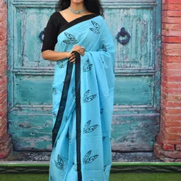 clothonus Floral Printed Pure Cotton Saree-picture-22